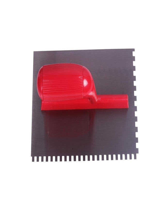 Facile® 6mm Carbon Notch Trowel with Open Handle - 280 x 130 mm Carbon Steel Tiling Tool - Square Notch Durable Adhesive Spreader for Wall & Floor - Lightweight Construction Tool - Image 4